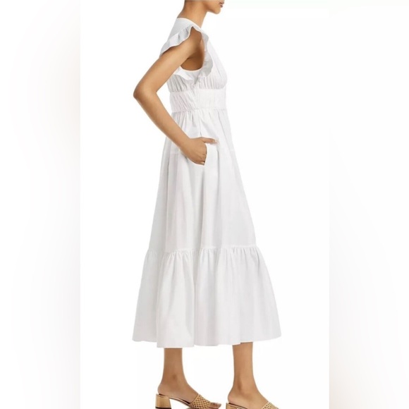 BRAND NEW DEREK LAM 10 CROSBY GRETA FLUTTER SLEEVE DRESS SIZE S - Picture 3 of 7